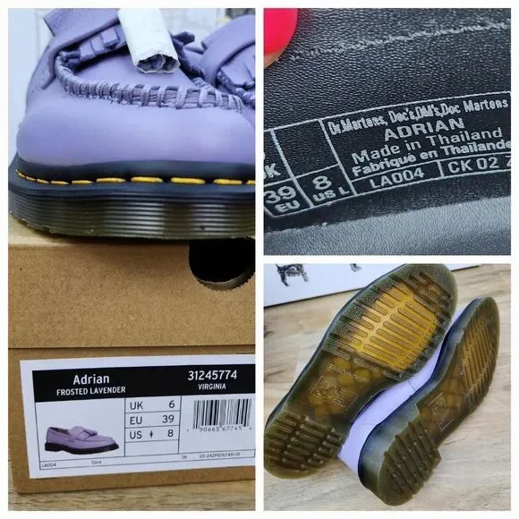 ドクターマーチンAdrian Frosted Lavender Dr.Martens Adrian